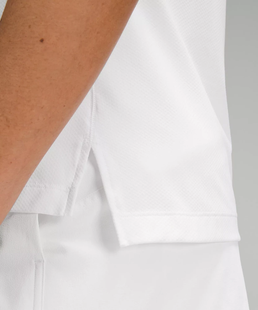 Quick-Dry Sleeveless Polo Shirt *Straight Hem | Women's Shirts