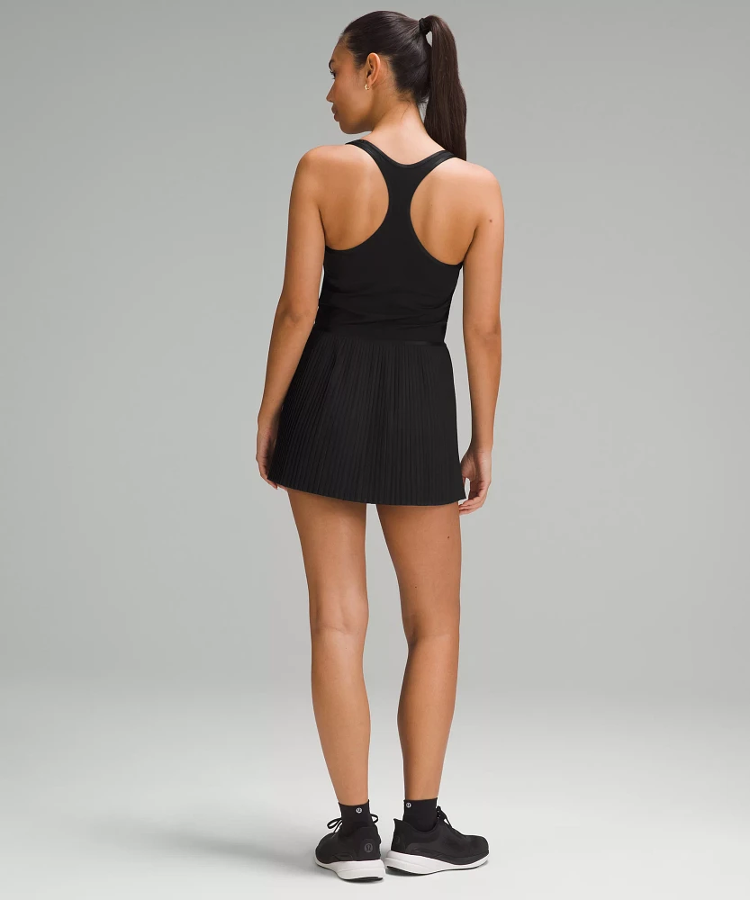 Scoop-Neck Pleated Tennis Dress | Women's Dresses