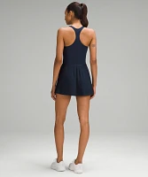 Scoop-Neck Pleated Linerless Tennis Dress | Women's Dresses