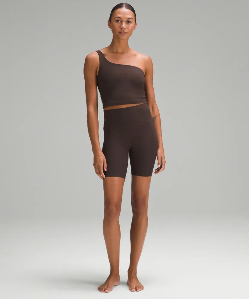 Ribbed Nulu Asymmetrical Yoga Tank Top *Light Support, A/B Cup | Women's Sleeveless & Tops