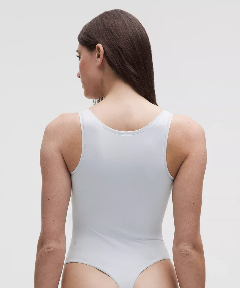 Wundermost Ultra-Soft Nulu Square-Neck Sleeveless Bodysuit | Women's Bodysuits