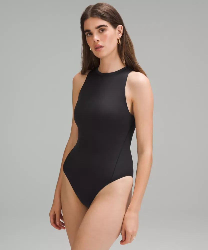 Wundermost Ultra-Soft Nulu High-Neck Sleeveless Bodysuit | Women's Bodysuits