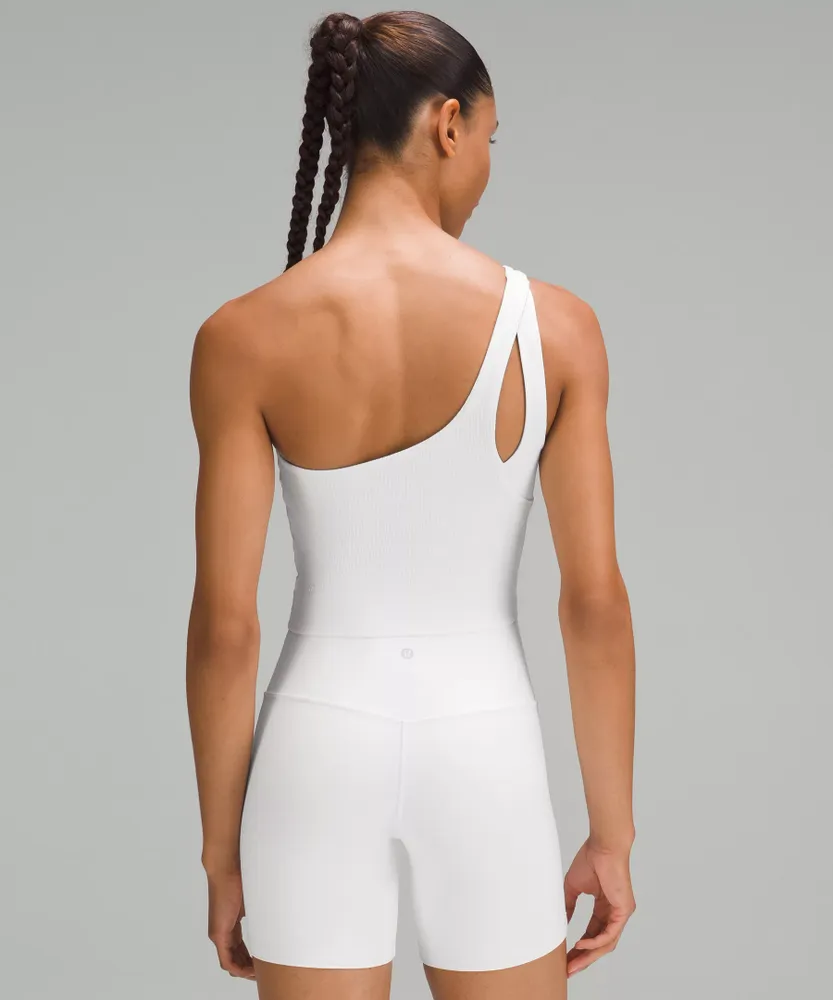 Ribbed Nulu Asymmetrical Yoga Tank Top | Women's Sleeveless & Tops