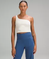 Ribbed Nulu Asymmetrical Yoga Tank Top *Light Support, A/B Cup | Women's Sleeveless & Tops