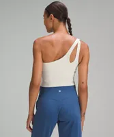 Ribbed Nulu Asymmetrical Yoga Tank Top *Light Support, A/B Cup | Women's Sleeveless & Tops