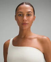 Ribbed Nulu Asymmetrical Yoga Tank Top *Light Support, A/B Cup | Women's Sleeveless & Tops