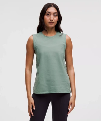 Organic Cotton Crewneck Tank Top | Women's Sleeveless & Tops