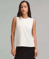 Organic Cotton Crewneck Tank Top | Women's Sleeveless & Tops