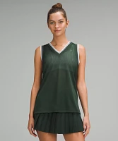 V-Neck Mesh Tennis Tank Top | Women's Sleeveless & Tops