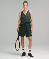 V-Neck Mesh Tennis Tank Top | Women's Sleeveless & Tops