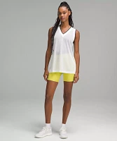 V-Neck Mesh Tennis Tank Top | Women's Sleeveless & Tops