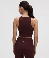 RevealKnit Floral Cropped Tank Top | Women's Sleeveless & Tops