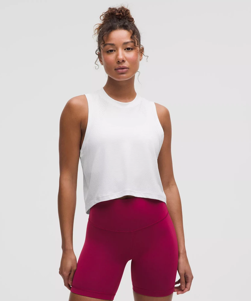Swiftly High-Low Cropped Tank Top | Women's Sleeveless & Tops