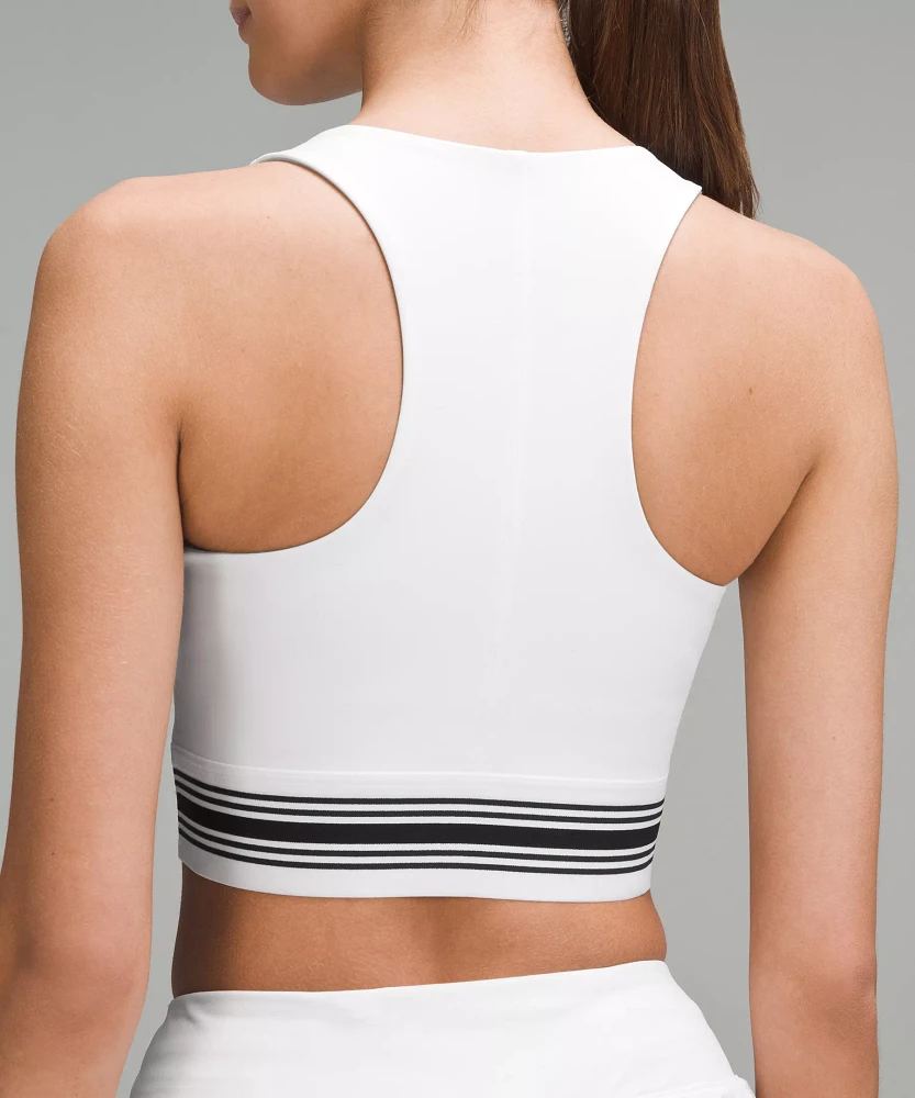 V-Waist Cropped Tennis Tank Top *Medium Support, B/C Cup | Women's Sleeveless & Tops