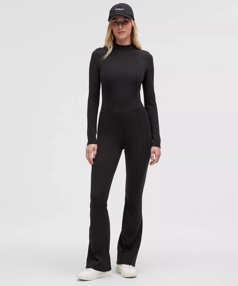 Define Mockneck Open-Back Onesie 32.5" | Women's One Pieces