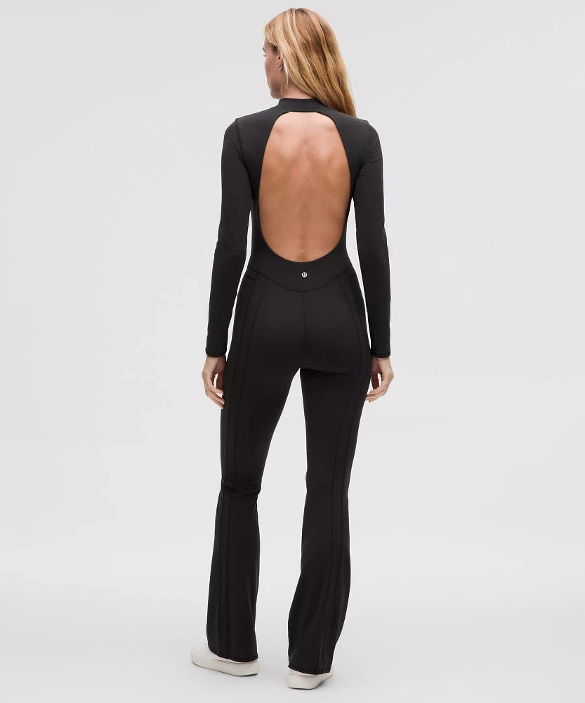 Define Mockneck Open-Back Onesie 32.5" | Women's One Pieces