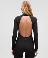 Define Mockneck Open-Back Onesie 32.5" | Women's One Pieces