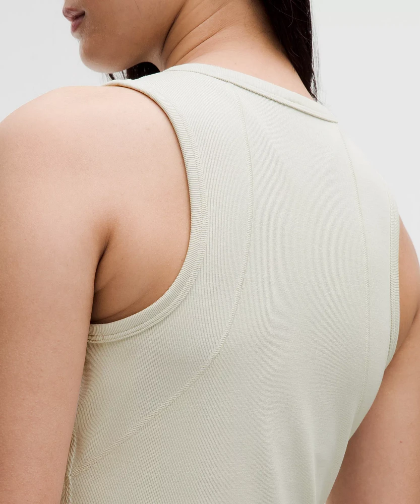 Soft Ribbed Button-Front Tank Top | Women's Sleeveless & Tops