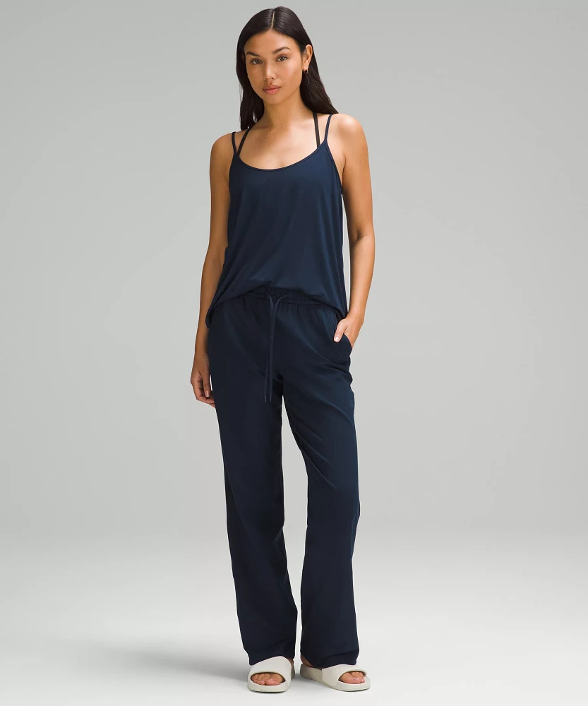 Modal Silk-Blend Spaghetti Strap Tank Top | Women's Sleeveless & Tops
