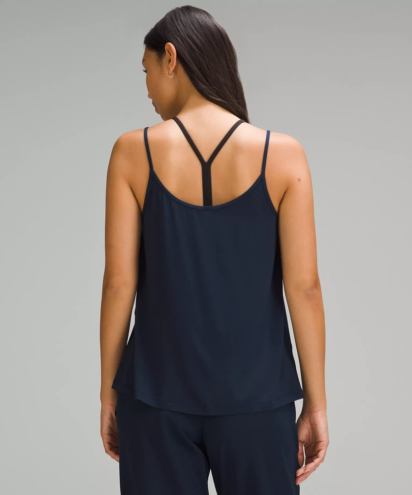 Modal Silk-Blend Spaghetti Strap Tank Top | Women's Sleeveless & Tops