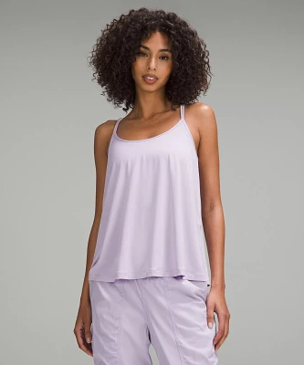 Modal Silk-Blend Spaghetti Strap Tank Top | Women's Sleeveless & Tops