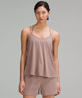 Modal Silk-Blend Spaghetti Strap Tank Top | Women's Sleeveless & Tops