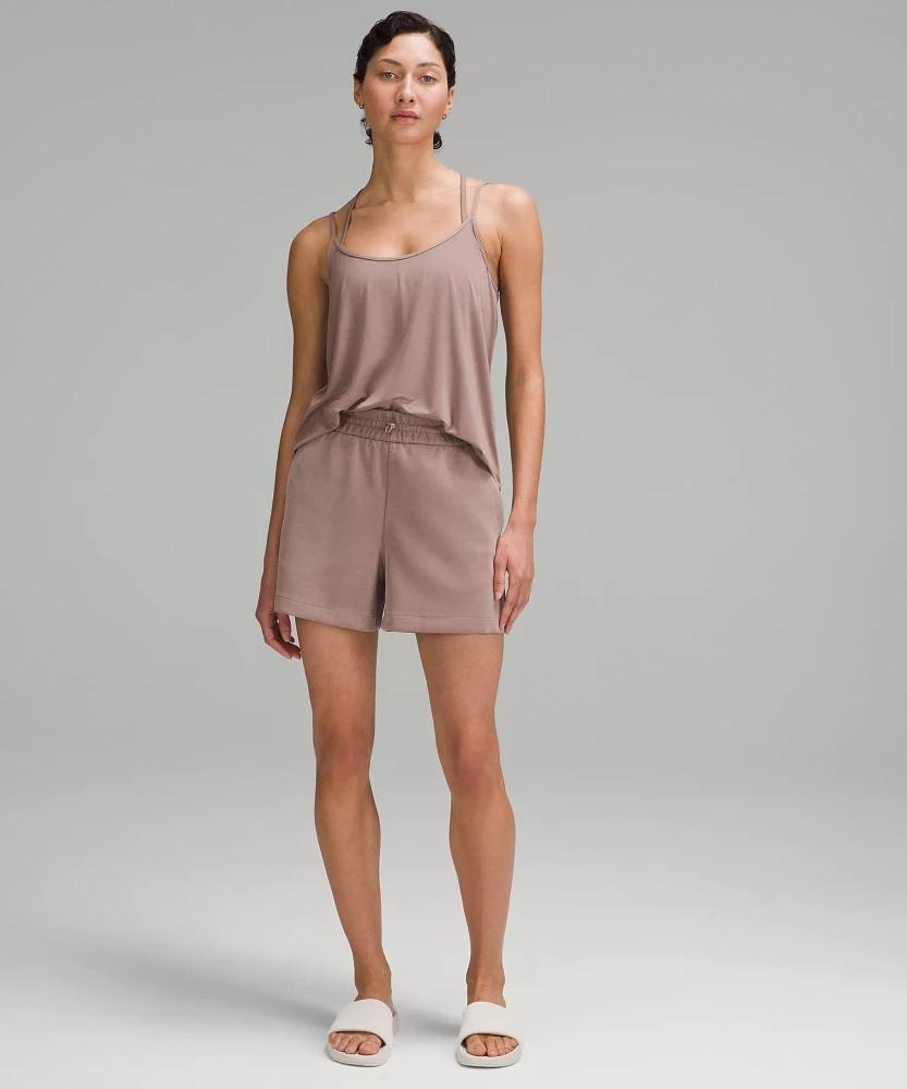 Modal Silk-Blend Spaghetti Strap Tank Top | Women's Sleeveless & Tops