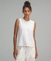 Organic Cotton Crewneck Tank Top | Women's Sleeveless & Tops