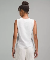 Organic Cotton Crewneck Tank Top | Women's Sleeveless & Tops