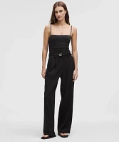 Wundermost Ultra-Soft Nulu Ruched Cami Bodysuit | Women's Bodysuits