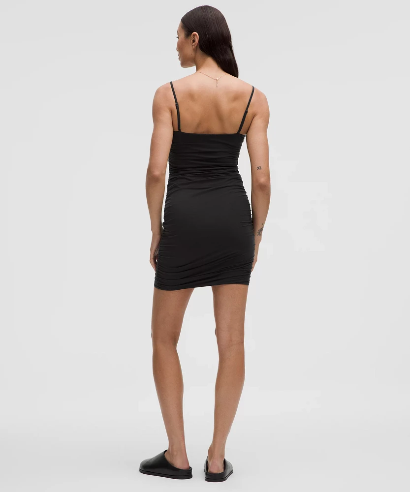 Wundermost Ultra-Soft Nulu Ruched Spaghetti-Strap Dress | Women's Dresses