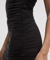 Wundermost Ultra-Soft Nulu Ruched Spaghetti-Strap Dress | Women's Dresses