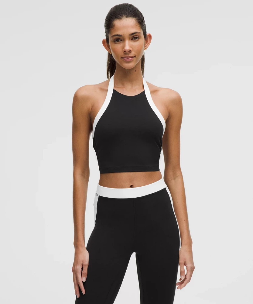 Nulu Cropped Halter Tank Top *Light Support, A/B Cup | Women's Sleeveless & Tops