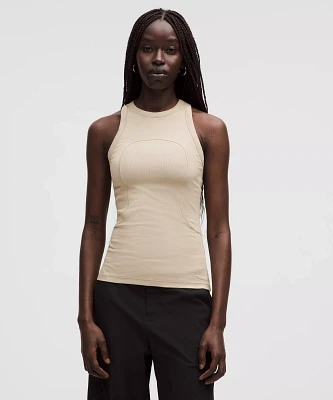 Ribbed Stretch-Cotton Tank Top *SLNSH Collection | Women's Sleeveless & Tops