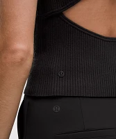 Merino Wool Open-Back Tank Top | Women's Sleeveless & Tops