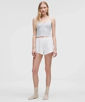 Cotton Pointelle Cropped Cami Tank Top | Women's Sleeveless & Tops