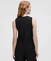 Pleated Stretch Tank Top | Women's Sleeveless & Tops
