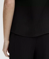 Pleated Stretch Tank Top | Women's Sleeveless & Tops