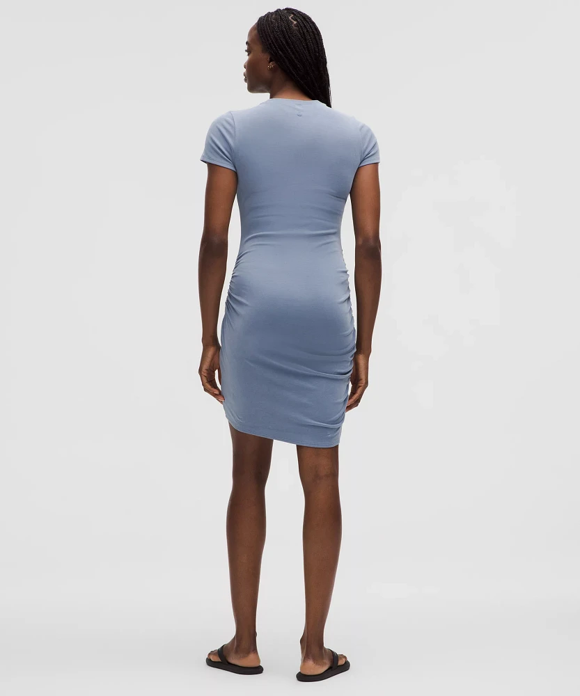 Drapey Softstreme Wrap-Skirt T-Shirt Dress | Women's Dresses