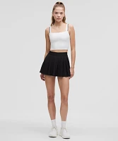 Square-Neck Cropped Tennis Tank Top* Medium Support, B/C Cup | Women's Sleeveless & Tops