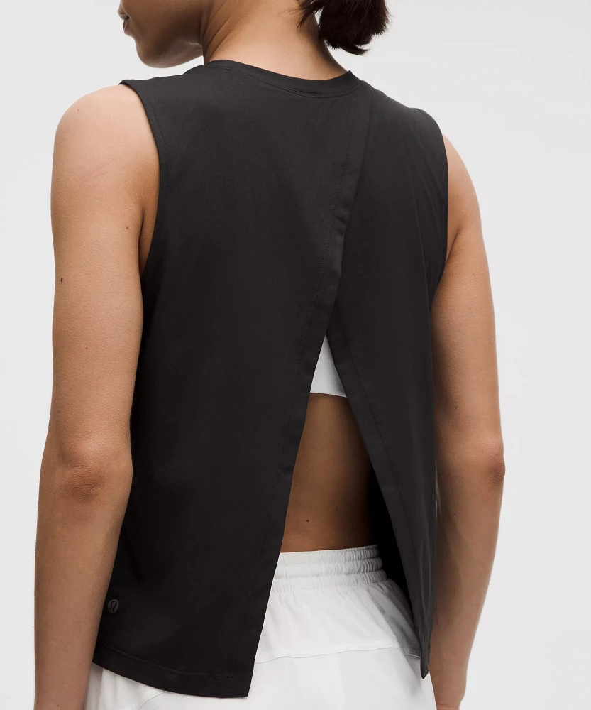 Pace Crush Cross-Back Graphic Tank Top | Women's Sleeveless & Tops