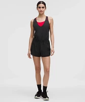 Hotty Hot Running Romper *Lace Trim | Women's Jumpsuits
