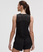 Sculpt Cropped Tank Top *Lace Trim | Women's Sleeveless & Tops
