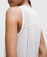 Sculpt Tank Top *Lace Trim | Women's Sleeveless & Tops