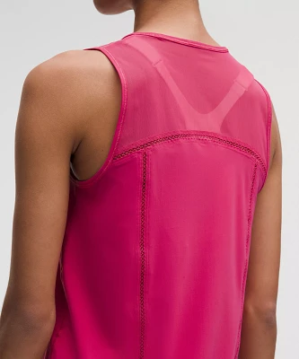 Sculpt Tank Top *Lace Trim | Women's Sleeveless & Tops