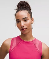 Sculpt Tank Top *Lace Trim | Women's Sleeveless & Tops
