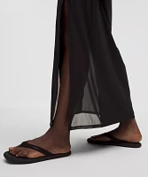 Mesh Cutout Long-Sleeve Dress *SLNSH Collection | Women's Dresses