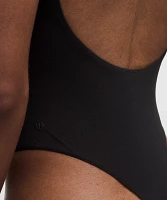 Wundermost Ultra-Soft Nulu Mesh Scoop-Back Sleeveless Thong Bodysuit | Women's Bodysuits