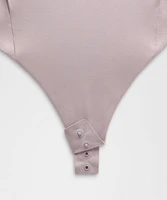 Wundermost Ultra-Soft Nulu Mesh Scoop-Back Sleeveless Thong Bodysuit | Women's Bodysuits