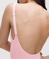 Wundermost Ultra-Soft Nulu Mesh Scoop-Back Sleeveless Thong Bodysuit | Women's Bodysuits